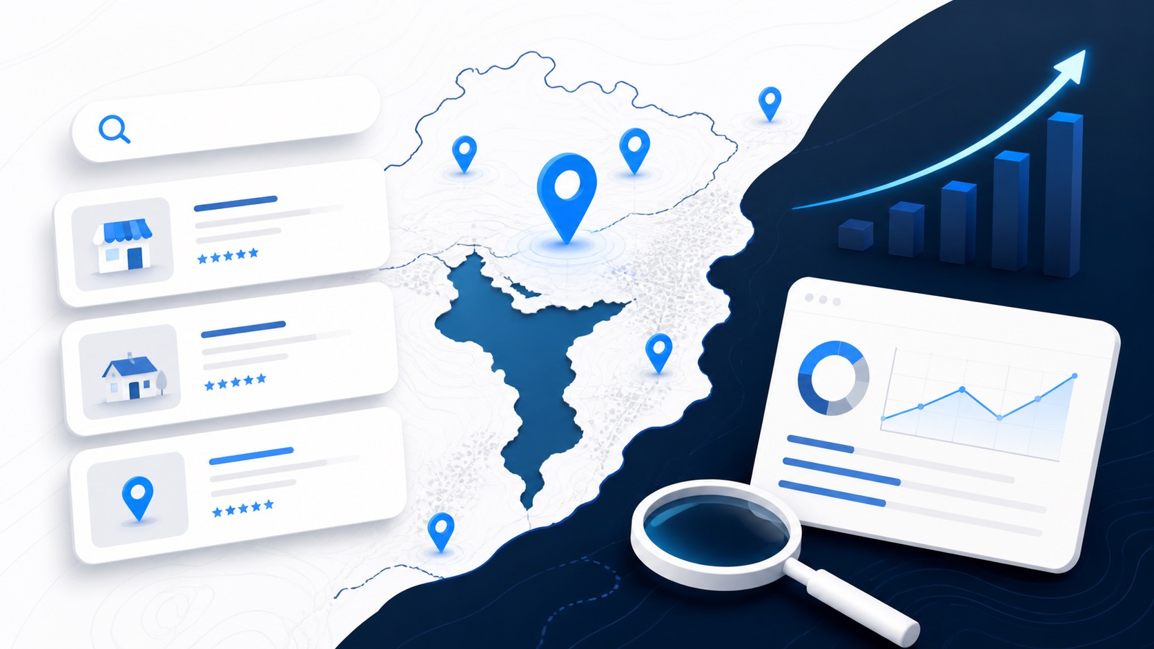 SEO local et progression de visibilité