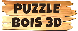 Logo Puzzle Bois 3D